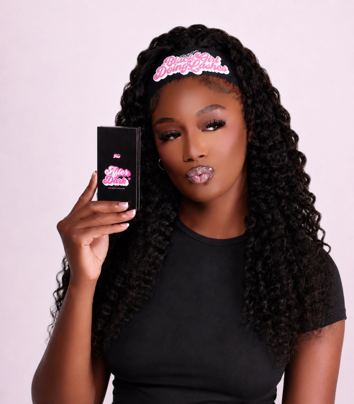 Just A Black Girl Doing Lashes Headband